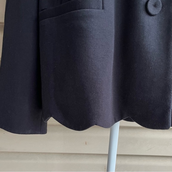 •Talbots• NWT Scalloped Hem Black Ponte Jacket - Size 22W - Picture 4 of 8